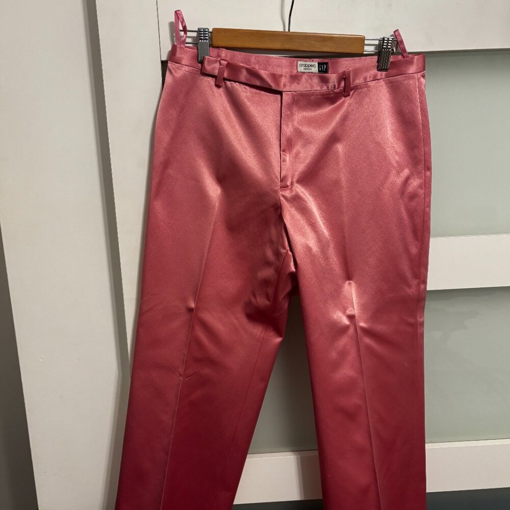 Pink Satin Pants